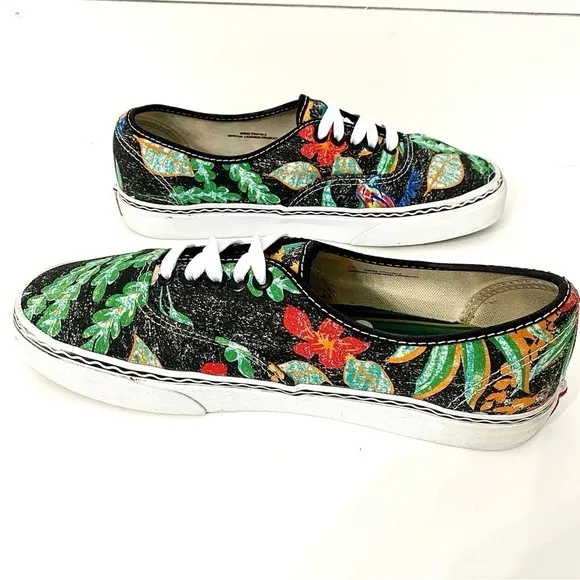 Van’s x Crayola Authentic Van Doren AOP Graphic Print Skate Shoe Womens Size 9.5