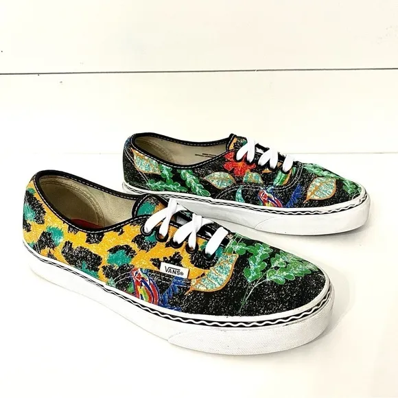Van’s x Crayola Authentic Van Doren AOP Graphic Print Skate Shoe Womens Size 9.5