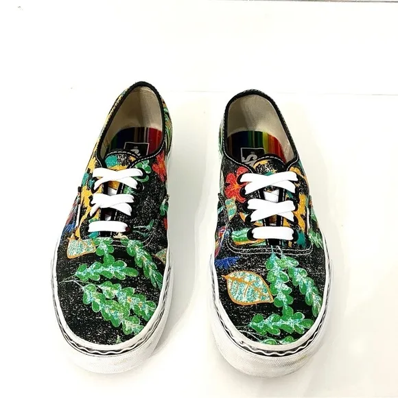 Van’s x Crayola Authentic Van Doren AOP Graphic Print Skate Shoe Womens Size 9.5