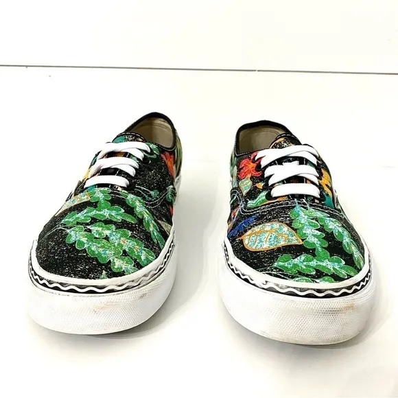 Van’s x Crayola Authentic Van Doren AOP Graphic Print Skate Shoe Womens Size 9.5