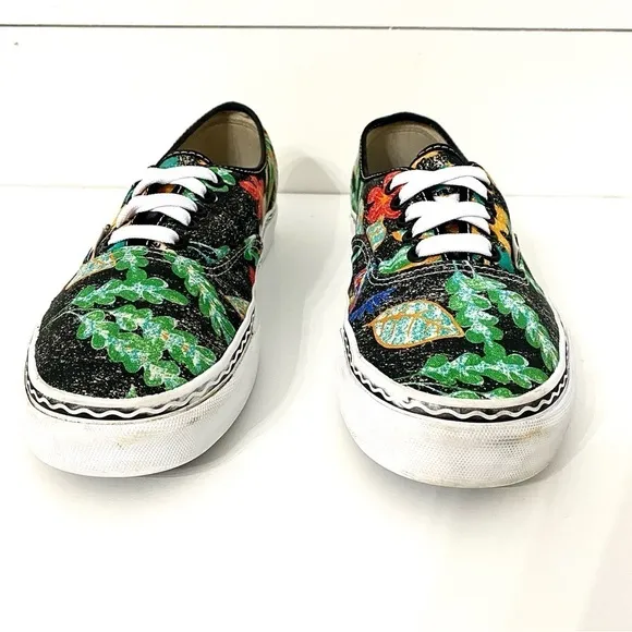 Van’s x Crayola Authentic Van Doren AOP Graphic Print Skate Shoe Womens Size 9.5