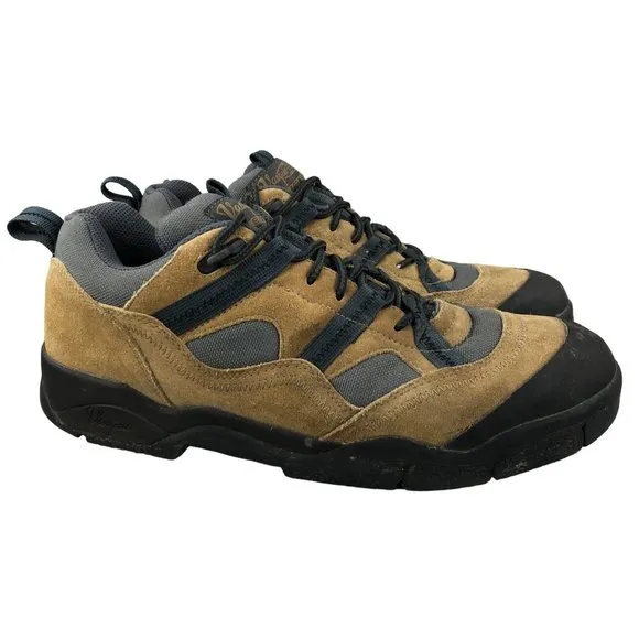 Vasque Men's Size 11.5 Brown Leather Lace-Up Trail Shoes Hiking Sneakers