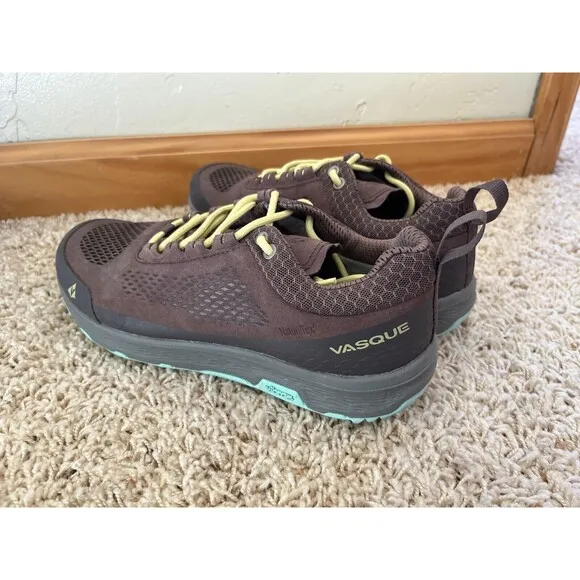 Vasque‎ Shoes Womens 9M Breeze LT NTX Hiking Sneakers Lace Up 7497 Teal/Brown