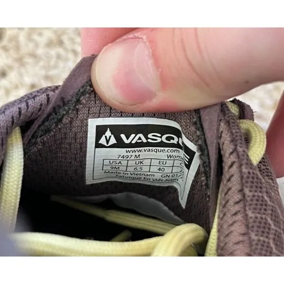 Vasque‎ Shoes Womens 9M Breeze LT NTX Hiking Sneakers Lace Up 7497 Teal/Brown