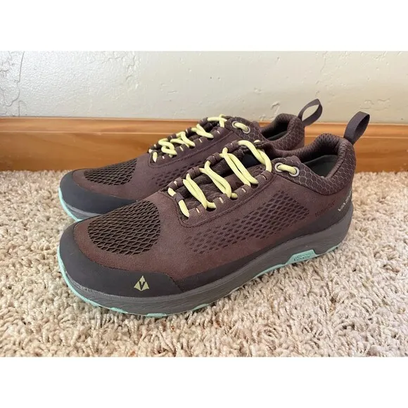 Vasque‎ Shoes Womens 9M Breeze LT NTX Hiking Sneakers Lace Up 7497 Teal/Brown
