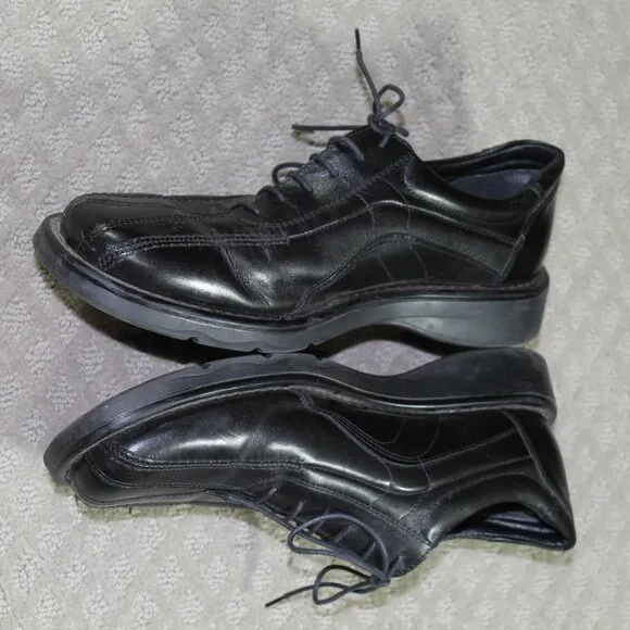 Venturini for Men Size 10M Chivas Black Lace Up Dress Loafers