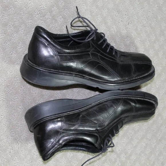 Venturini for Men Size 10M Chivas Black Lace Up Dress Loafers