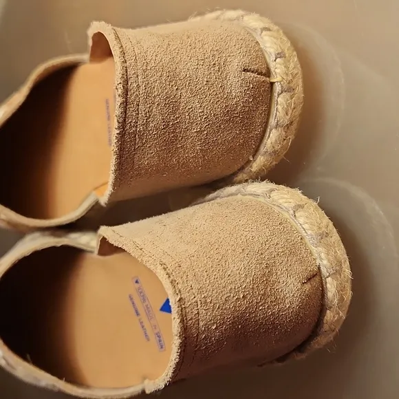 Verbenas Embroidered Espadrilles Flats CarmenWomen's Embroidered Tan Espadrilles