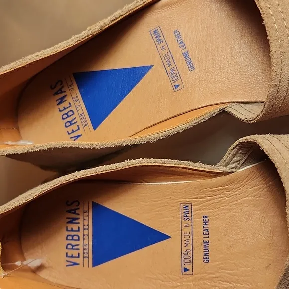 Verbenas Embroidered Espadrilles Flats CarmenWomen's Embroidered Tan Espadrilles