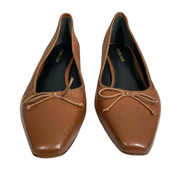 Veronica Beard $375 Cecile Leather Ballet Pumps Shoes 9.5 M