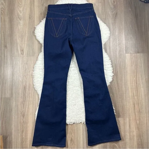 Veronica Beard Beverly patch pocket skinny flare jeans