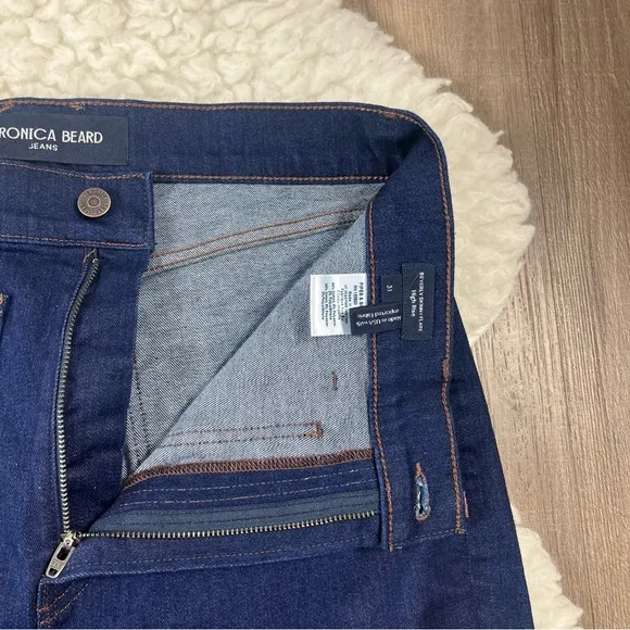 Veronica Beard Beverly patch pocket skinny flare jeans