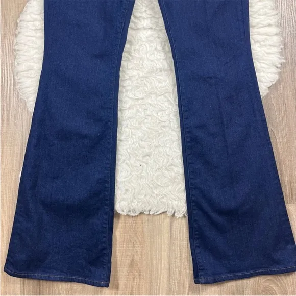 Veronica Beard Beverly patch pocket skinny flare jeans