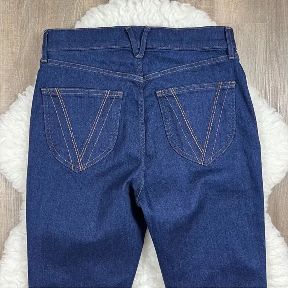 Veronica Beard Beverly patch pocket skinny flare jeans