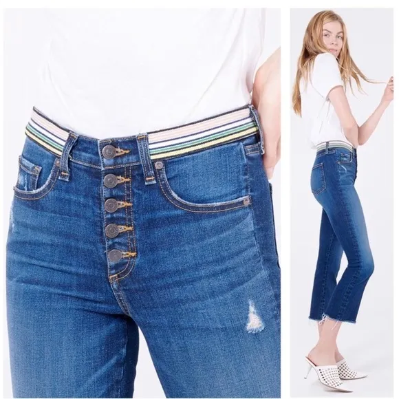 Veronica Beard Carolyn High Rise Baby Boot Jeans