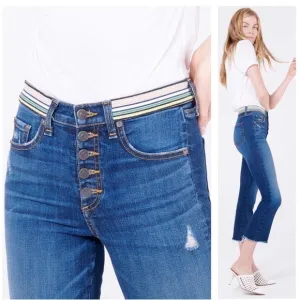 Veronica Beard Carolyn High Rise Baby Boot Jeans