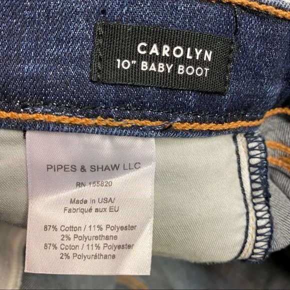 Veronica Beard Carolyn High Rise Baby Boot Jeans