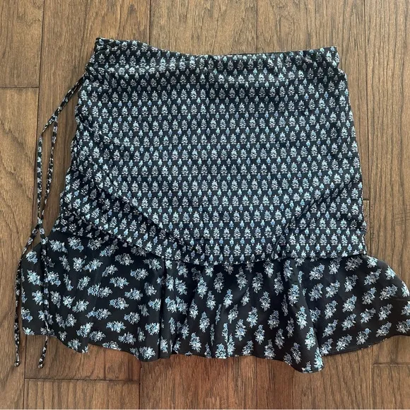 Veronica Beard Violet Skirt - Black Multi