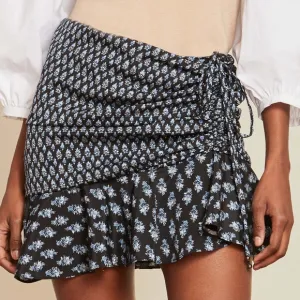 Veronica Beard Violet Skirt - Black Multi