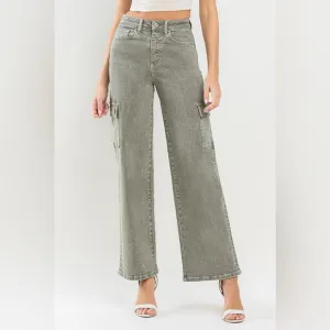 Vervet by Flying Monkey 90's Super High Rise Cargo Jeans