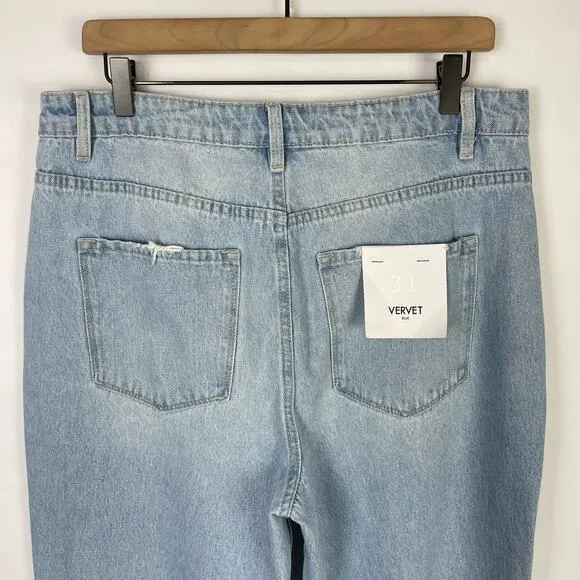 Vervet | NWT Salt Flats 90's Vintage High Rise Ankle Straight Denim Jeans