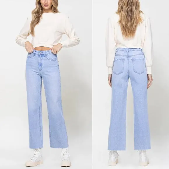 Vervet | NWT Salt Flats 90's Vintage High Rise Ankle Straight Denim Jeans