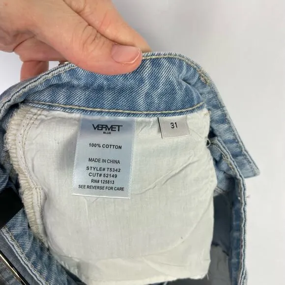 Vervet | NWT Salt Flats 90's Vintage High Rise Ankle Straight Denim Jeans