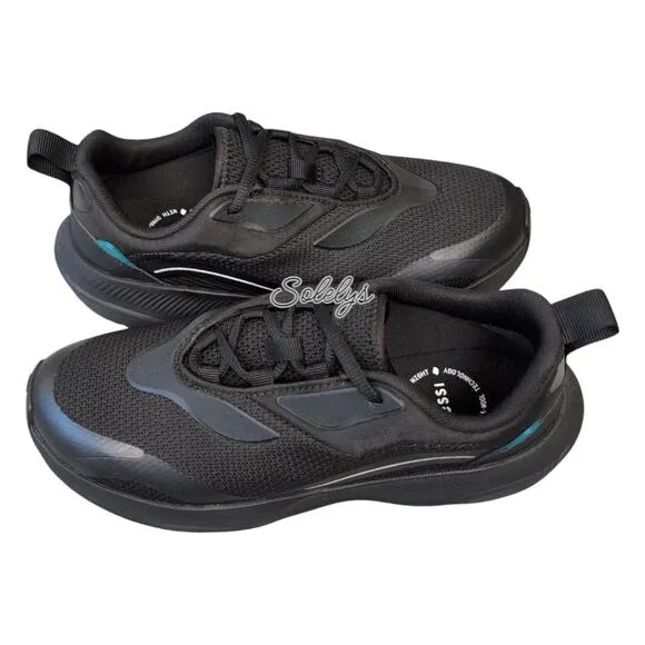 Vessi Tidal Black on Black Dyma-Tex Waterproof Vegan Lace Up Sneaker Womens 8.5