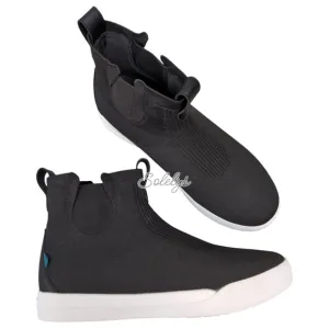Vessi Weekend Chelsea Asphalt Black White  Waterproof Dyma-Tex Knit Boot Mens 11