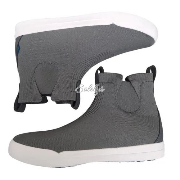 Vessi Weekend Chelsea Concrete Grey White Waterproof Dyma-Tex Knit Boot Mens 10