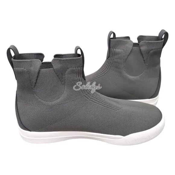 Vessi Weekend Chelsea Concrete Grey White Waterproof Dyma-Tex Knit Boot Mens 10
