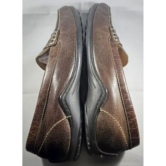 Vibram  Brown Leather  Loafers Men's Slip-On Size 12 M
