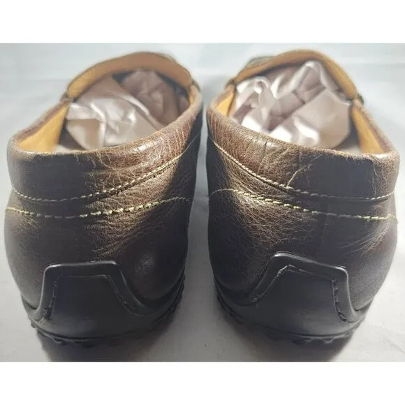 Vibram  Brown Leather  Loafers Men's Slip-On Size 12 M