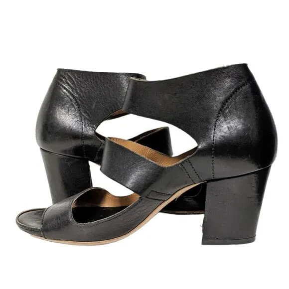 VIC MATIE Strapped Ankle Wrap Heeled Sandals 37