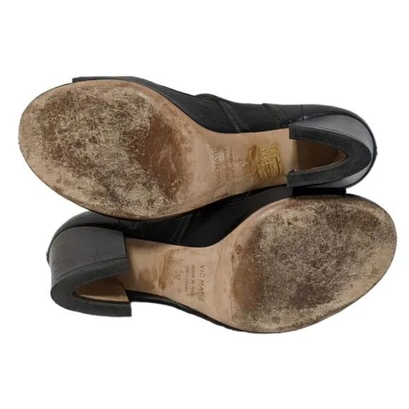 VIC MATIE Strapped Ankle Wrap Heeled Sandals 37