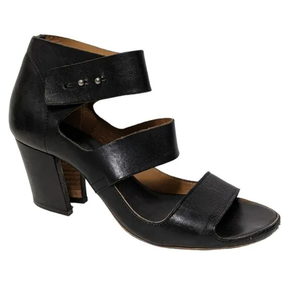 VIC MATIE Strapped Ankle Wrap Heeled Sandals 37