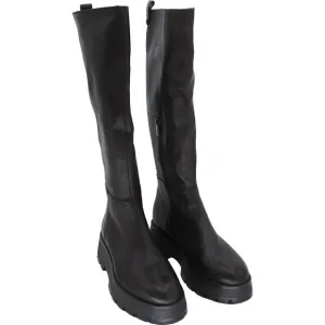 Vince Camuto Leather Over-The-Knee Boots with Side Zip - Size 8.5
