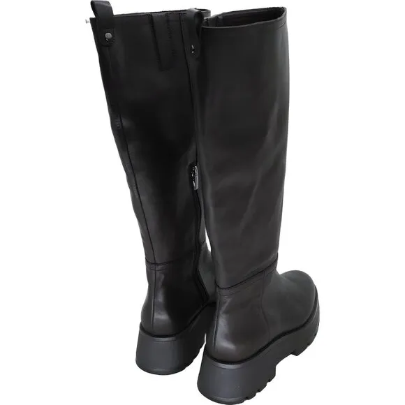 Vince Camuto Leather Over-The-Knee Boots with Side Zip - Size 8.5