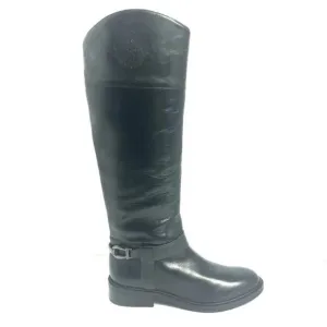 Vince Camuto Women's Amanyir Leather Knee-High Boots Black Leather, Size 8.5 M