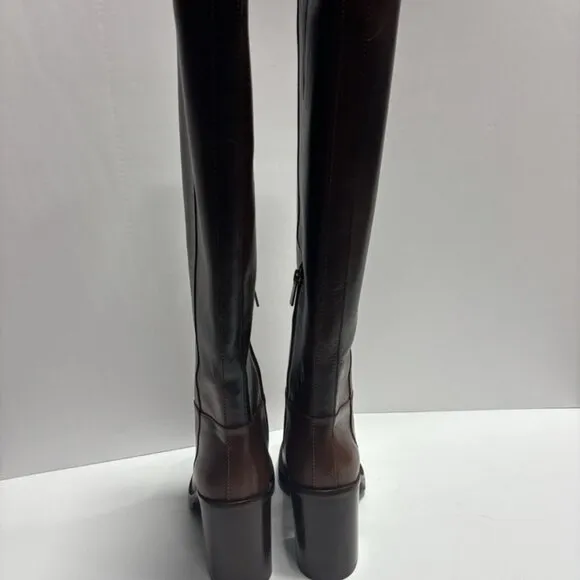 Vince Camuto Women’s Gibi2, Chocolate Knee High Boots, Size 7M, Wide Calf