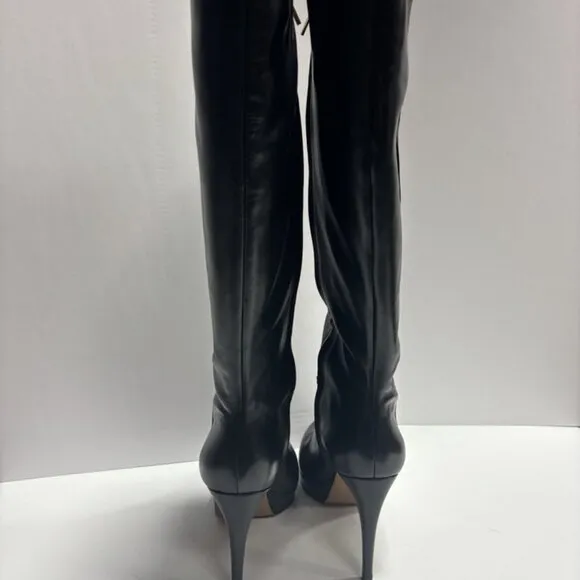Vince Camuto Women’s Valeria, Black High Heel Boots, Size 10M, Wide Calf