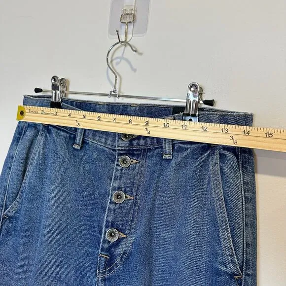 Vince Cargo Ankle Trouser Jeans Size 26 Button Fly 100% Cotton 22&quot; Inseam