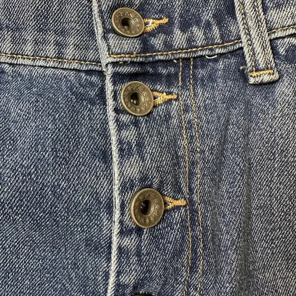 Vince Cargo Ankle Trouser Jeans Size 26 Button Fly 100% Cotton 22&quot; Inseam