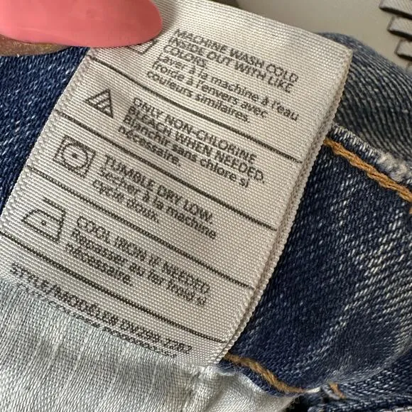 Vince Cargo Ankle Trouser Jeans Size 26 Button Fly 100% Cotton 22&quot; Inseam