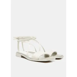 Vince Women's Ivory &quot;Layla&quot; sandals leather ankle wrap