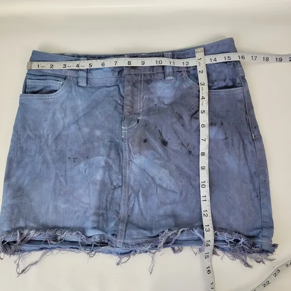 Vineyard Vines Frayed Edge Tie Dye Muni Skirt Sz 8 Like New