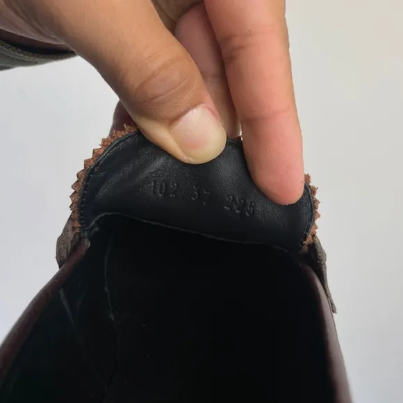 VINNY's Paname Two Tone Leather Penny Loafers