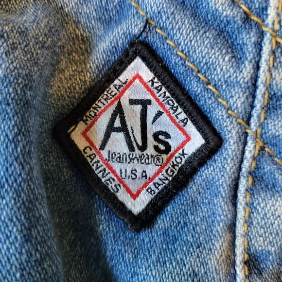 Vintage 90s AJ's Jeanswear High Rise Straight Leg Cargo Denim Jeans