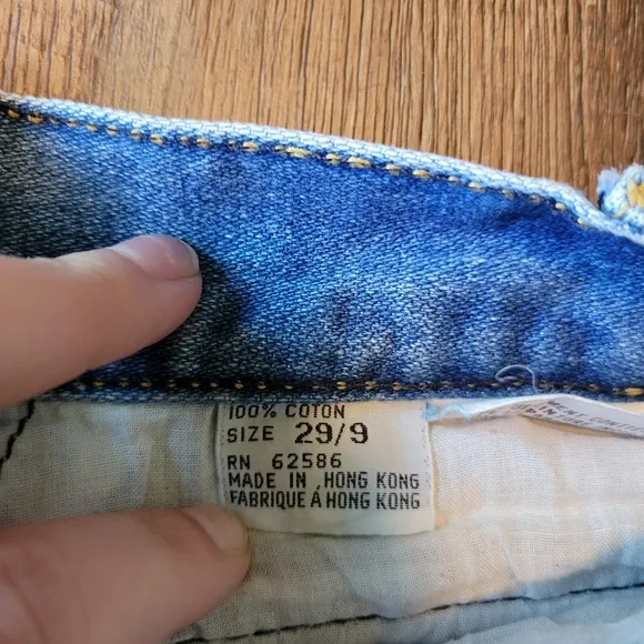 Vintage 90s AJ's Jeanswear High Rise Straight Leg Cargo Denim Jeans