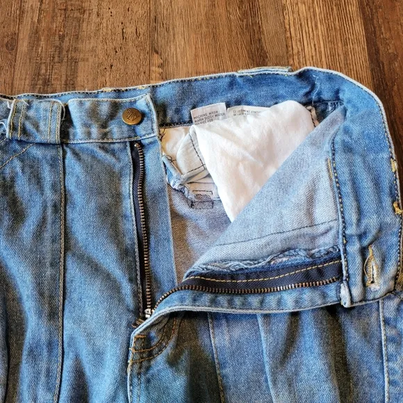 Vintage 90s AJ's Jeanswear High Rise Straight Leg Cargo Denim Jeans